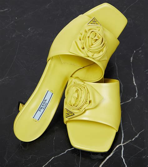 prada embellished suede mules|prada slippers sale.